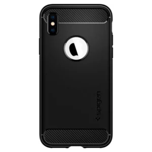 Etui Spigen Rugged Armor na iPhone X/XS - czarny mat