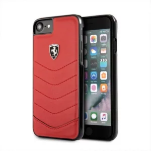 Etui Ferrari Heritage Quilted na iPhone 7 / 8 / SE 2020 / SE 2022 - czerwone