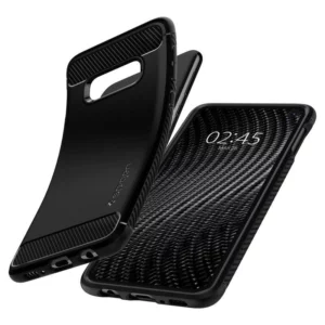 Etui Spigen Rugged Armor na Samsung Galaxy S10E - czarny mat
