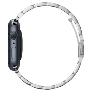 Pasek Spigen Modern Fit Band na Apple Watch 4/5/6/7/8/SE (38/40/41 mm) - srebrny