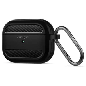 Etui Spigen Rugged Armor na Apple AirPods Pro 1 - czarny mat