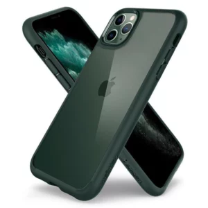 Etui Spigen Ultra Hybrid na iPhone 11 Pro - ciemnozielone