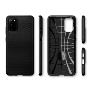 Etui Spigen Liquid Air na Samsung Galaxy S20+ - czarny mat