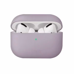 Etui UNIQ Silicone na AirPods Pro - lawendowe