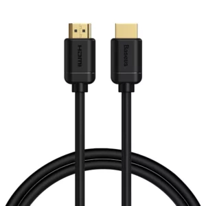 Baseus kabel przewód HDMI 2.0 4K 60 Hz 3D HDR 18 Gbps 1 m czarny (CAKGQ-A01)