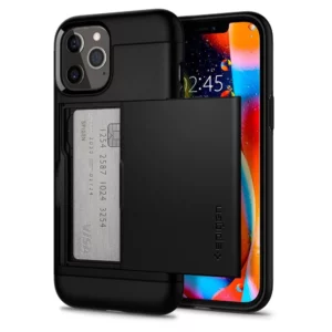 Etui Spigen Slim Armor CS na iPhone 12 / iPhone 12 Pro - czarne