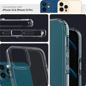 Etui Spigen Ultra Hybrid na iPhone 12 / iPhone 12 Pro - przezroczyste