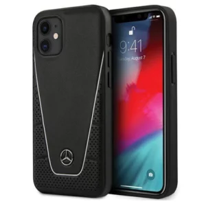 Etui Mercedes Dynamic Line na iPhone 12 mini - czarne