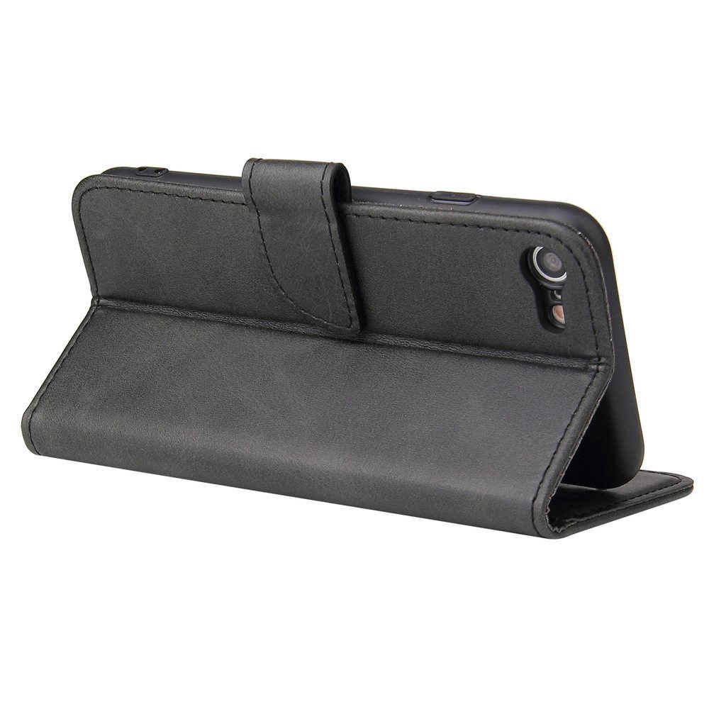 Magnet Case elegancki futerał etui pokrowiec z klapką i funkcją podstawki iPhone SE 2022 / SE 2020 / iPhone 8 / iPhone 7 czarny - obrazek 2