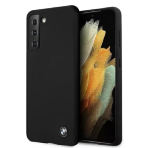 Etui BMW Silicone Signature na Samsung Galaxy S21+ - czarne